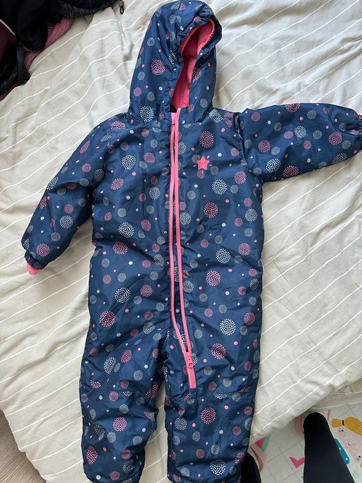 Детски зимен космонавт за момиче 18-24 месеца