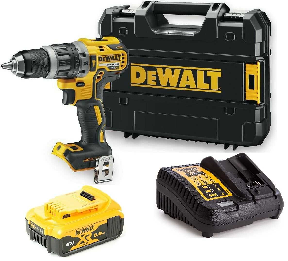 Dewalt DCD796P1 18v XR Безчетков Винтоверт Батерия 5Ah Зарядно в Куфар