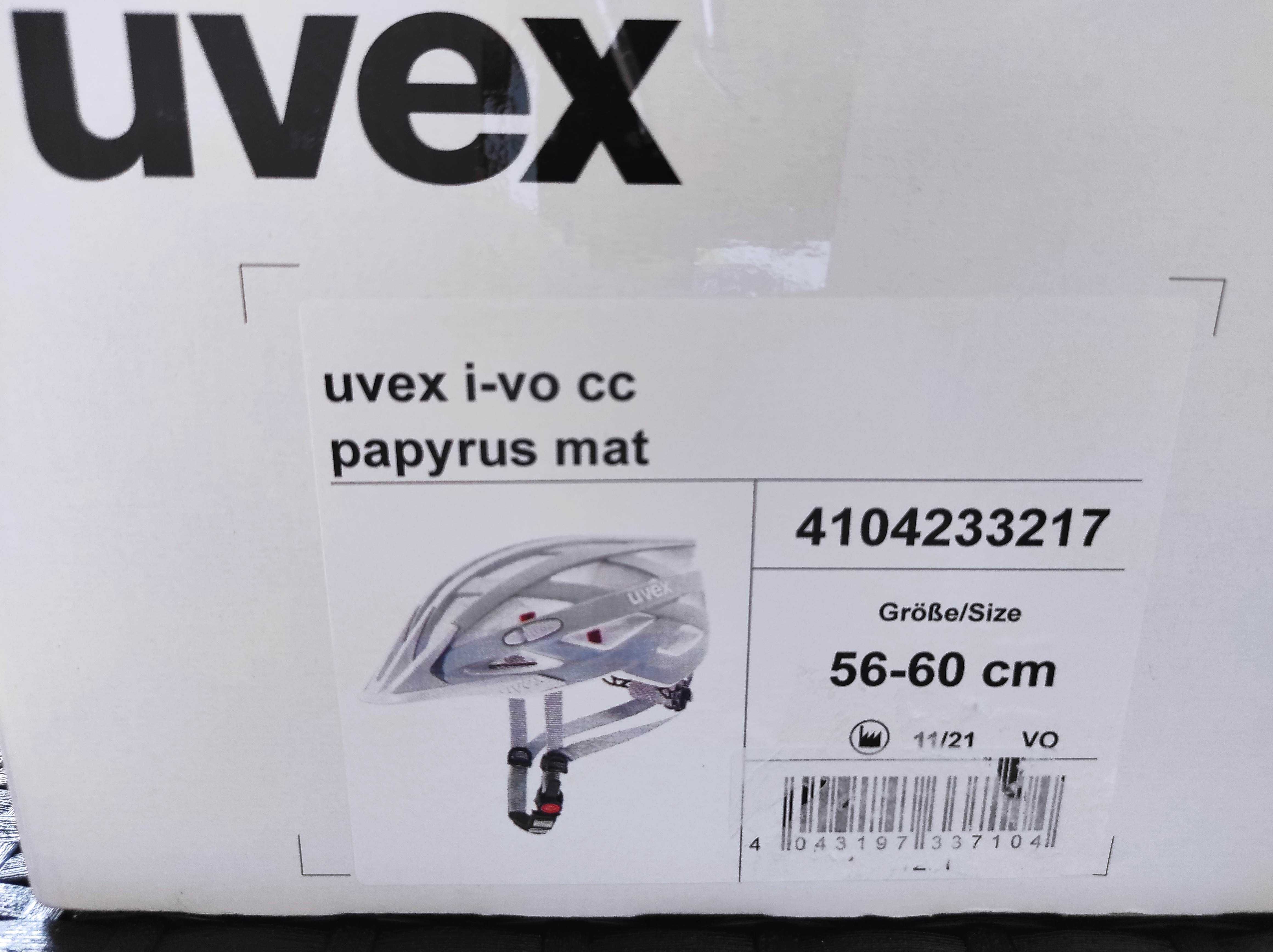 Casca ciclism UVEX I-VO CC - PAPYRUS MAT , marime 56 - 60