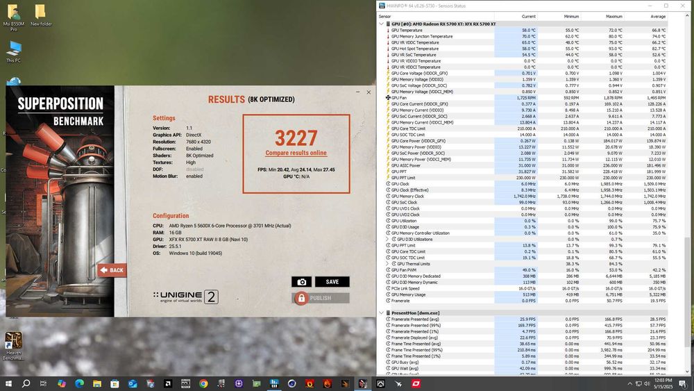 Placa video XFX RX 5700 XT THICC III Ultra - Stare foarte buna