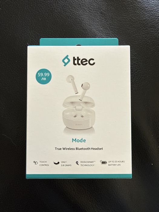 Безжични слушалки ttec Mode, Бели