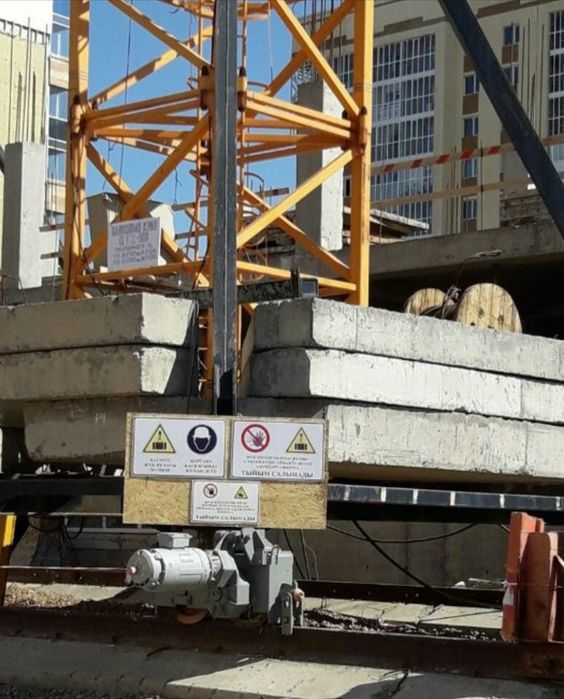 Башенный кран QTZ 160 "ХОДОВАЯ РАМА-КРЕСТ"