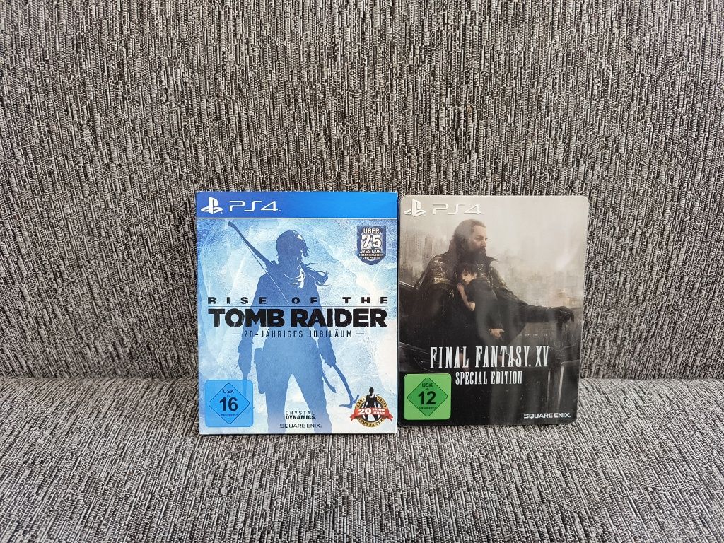 Rise of the Tomb Raider, Final Fantasy 15 special edition PS4