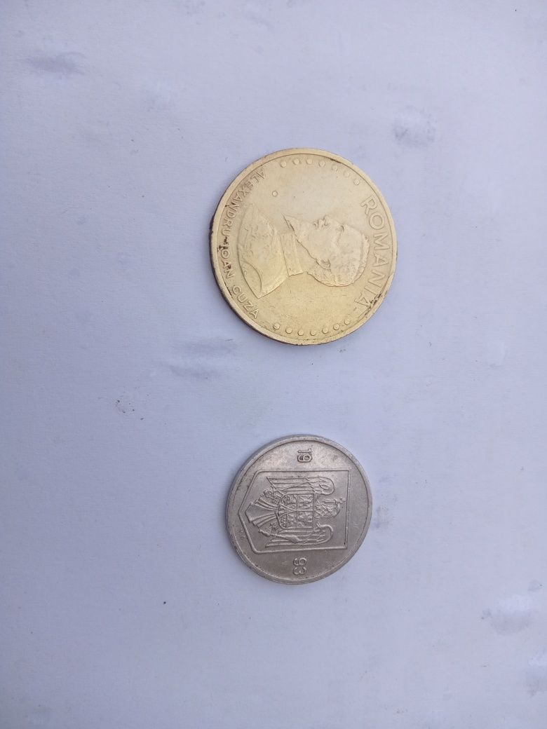 Monedă de 50 de Lei, din anul 1991, Cu chipul lui Alexandru Ioan Cuza,