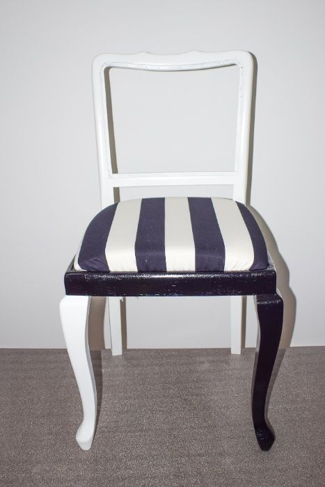 scaune arlechin alb-negru
