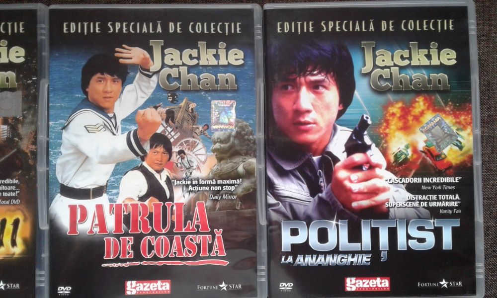 Filme Jackie Chan DVD 5 buc, Gazeta Sporturilor (Colectia Completa)