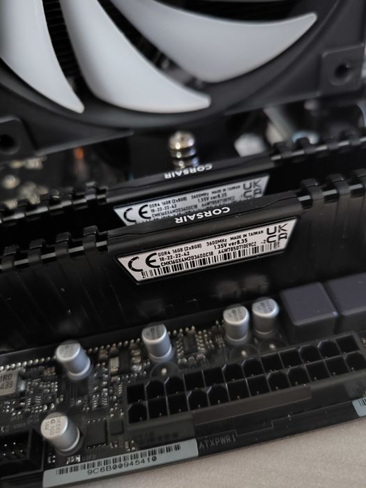 b450,r5 5500,ram 2x8gb