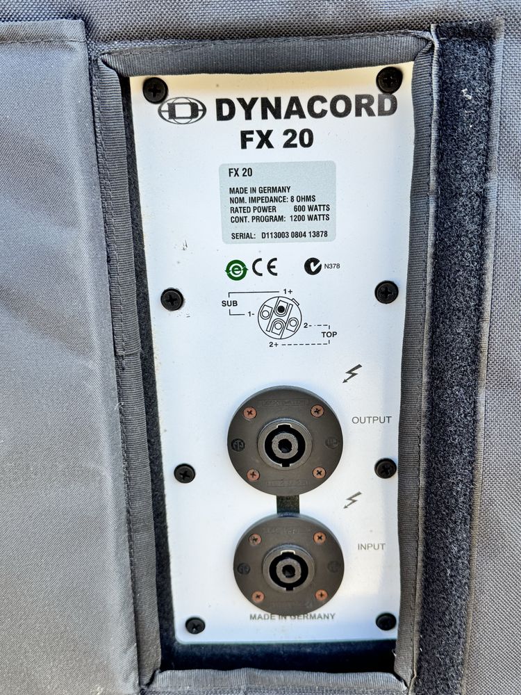 Vănd/schimb Dynacord XA 2(clona) + Amplificatoare Camco