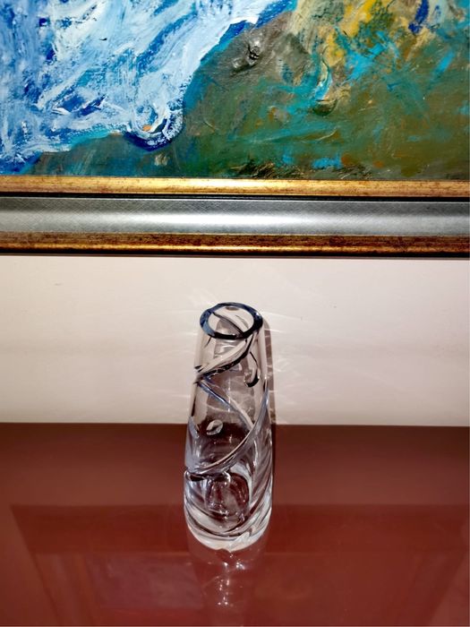 Ваза кристална STUART Crystal AURA VASE от JASPER CONRAN 20см височина