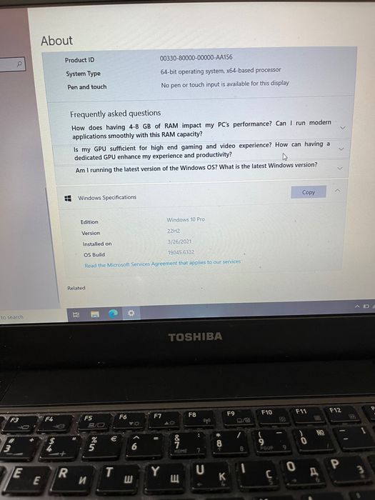 Лаптоп Toshiba portege r830-194