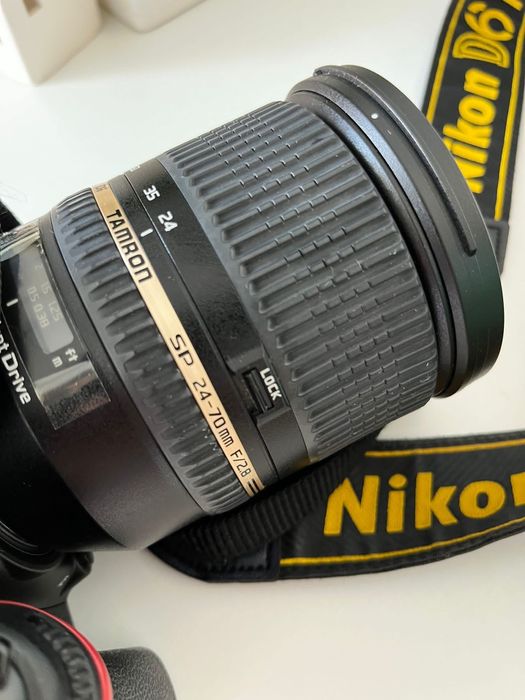 Aparat foto Nikon DSLR D610 + obiectiv Tamron+ blit sp 24-70