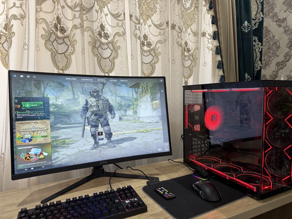 “Игровой компьютер с монитором RTX, i5, SSD”