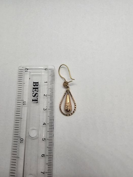 Vand cercei din aur 14 k 2.44 cod 348