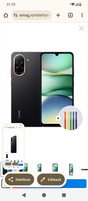 Vând readmi a5 ca nou cutie și factura