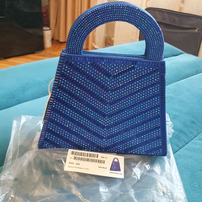 Poșetă Menbur albastră