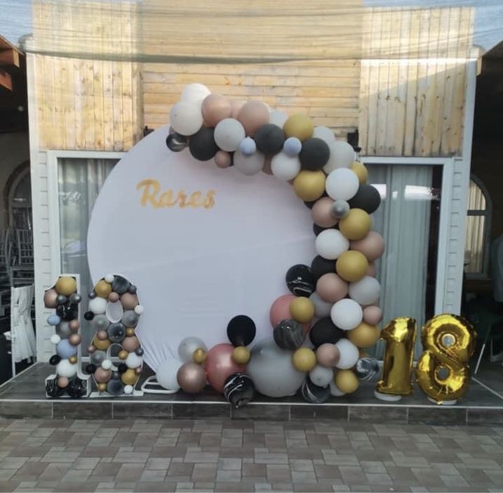 Arcada baloane , photo corner , baloane heliu