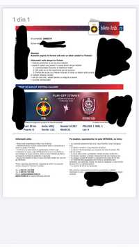 Bilet FCSB-CFR Cluj