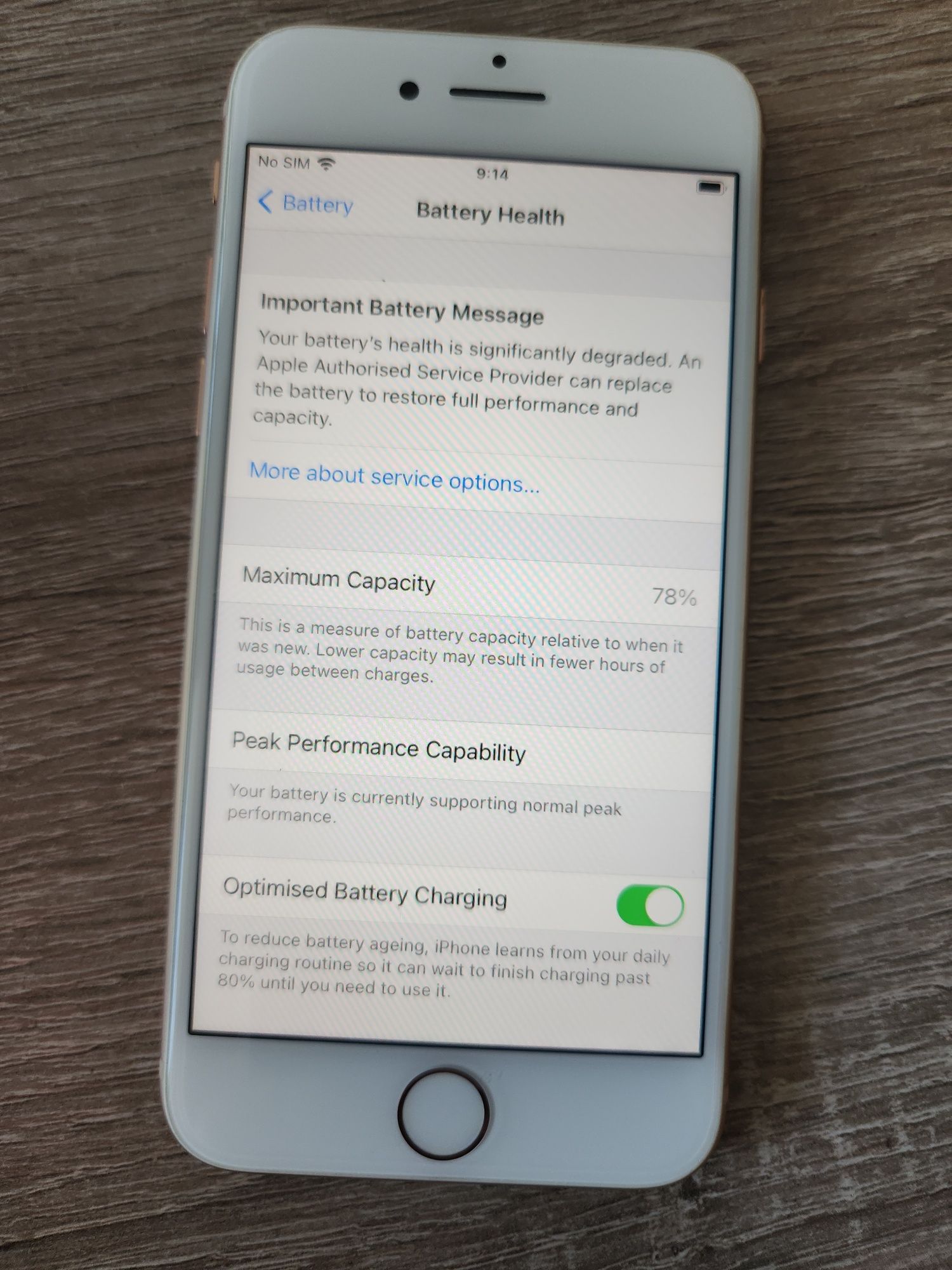 Iphone 8 gold 64 GB