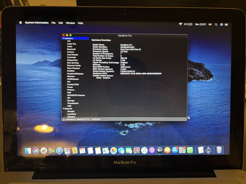 MacBook Pro mid 2012 13 inch, i5, 500GB