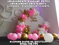 Decoratiuni cu baloane majorat Aranjamente baloane botez/zi de nastere