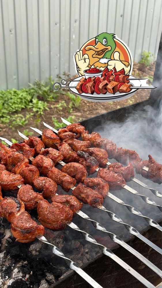 Маринованный шашлык из утки (филе)