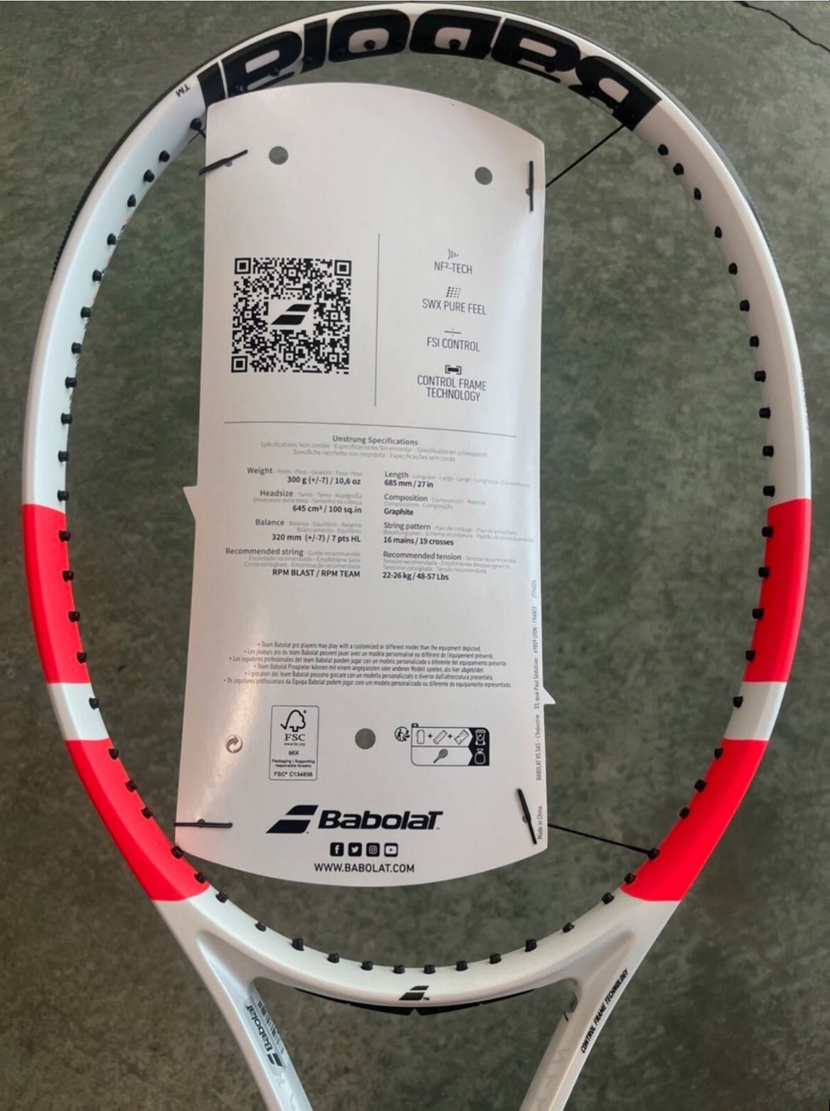 Тенис ракета Babolat pure strike