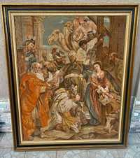 Impozanta tapiserie-tematica religioasa-reprod Rubens-Italia