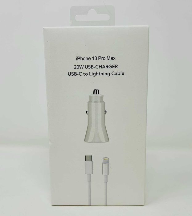 Комплект за кола APPLE iPhone Кабел USB C to Lightning и Адаптер  20W