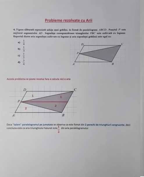 Meditații la matematică cl V-VIII si capacitate