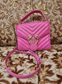 Чанта Pinko mini розов цвят