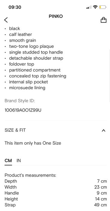 Geanta Pinko piele naturala