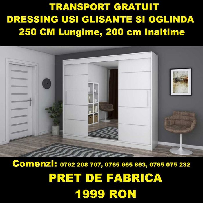 Dulap Dormitor Dressinguri Paturi Ieftine Duble Matrimoniale G26