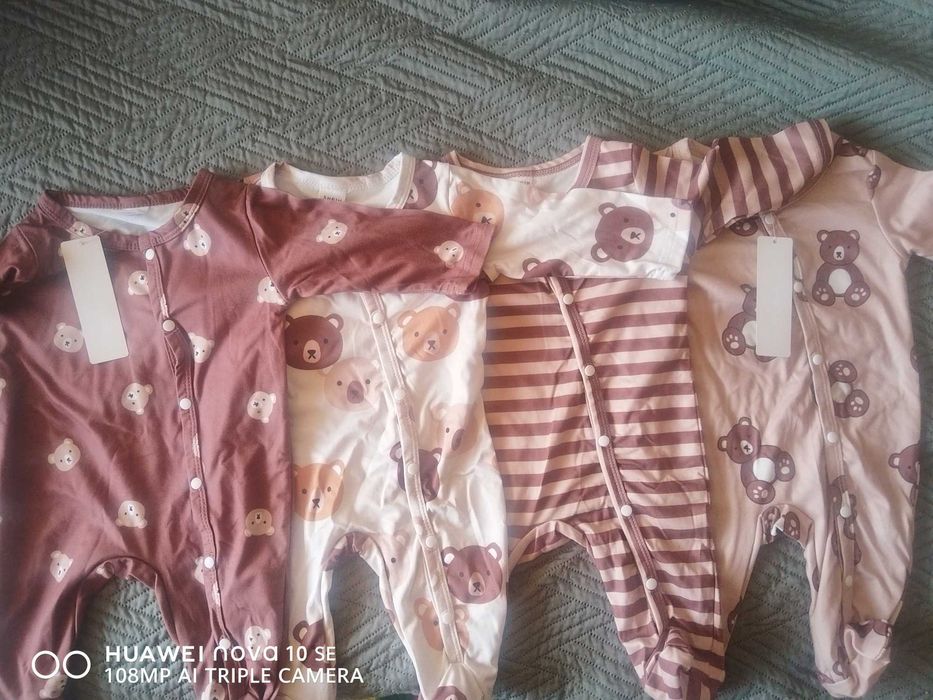 4 броя ромпъри 0-3 м  , НОВО