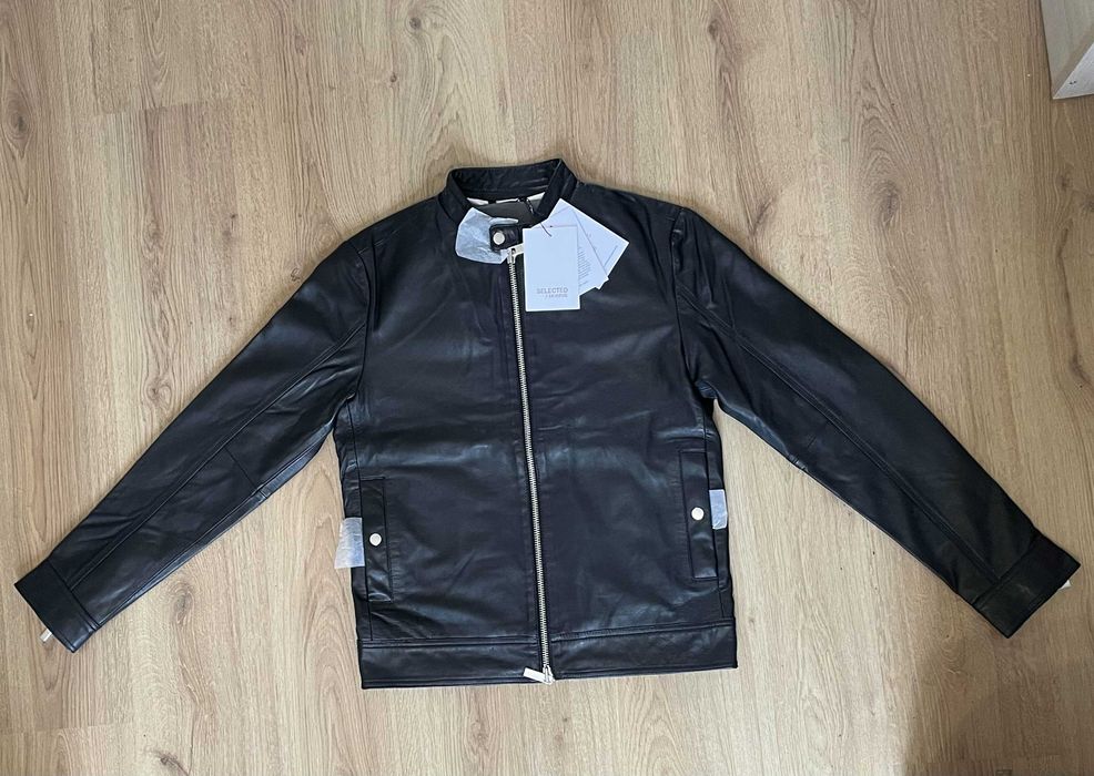 Кожено яке Selected Homme от естествена кожа