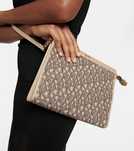 Plic Max Mara din piele si textil, nou