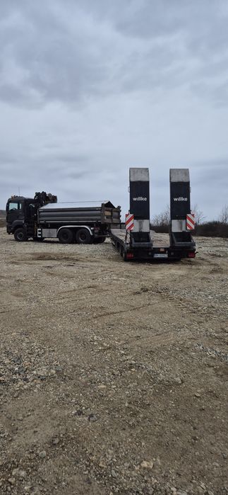 Inchirez  Automacara ,TRAILER 30 T , Bascula 6×6 ,Excavator roti