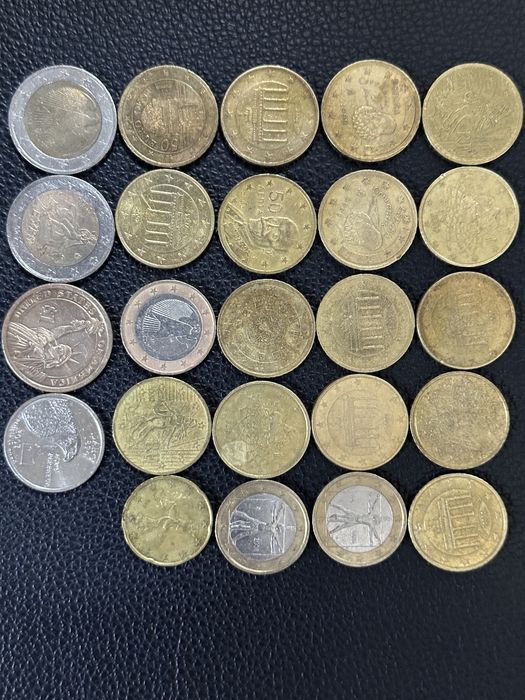 Monede euro si dolar