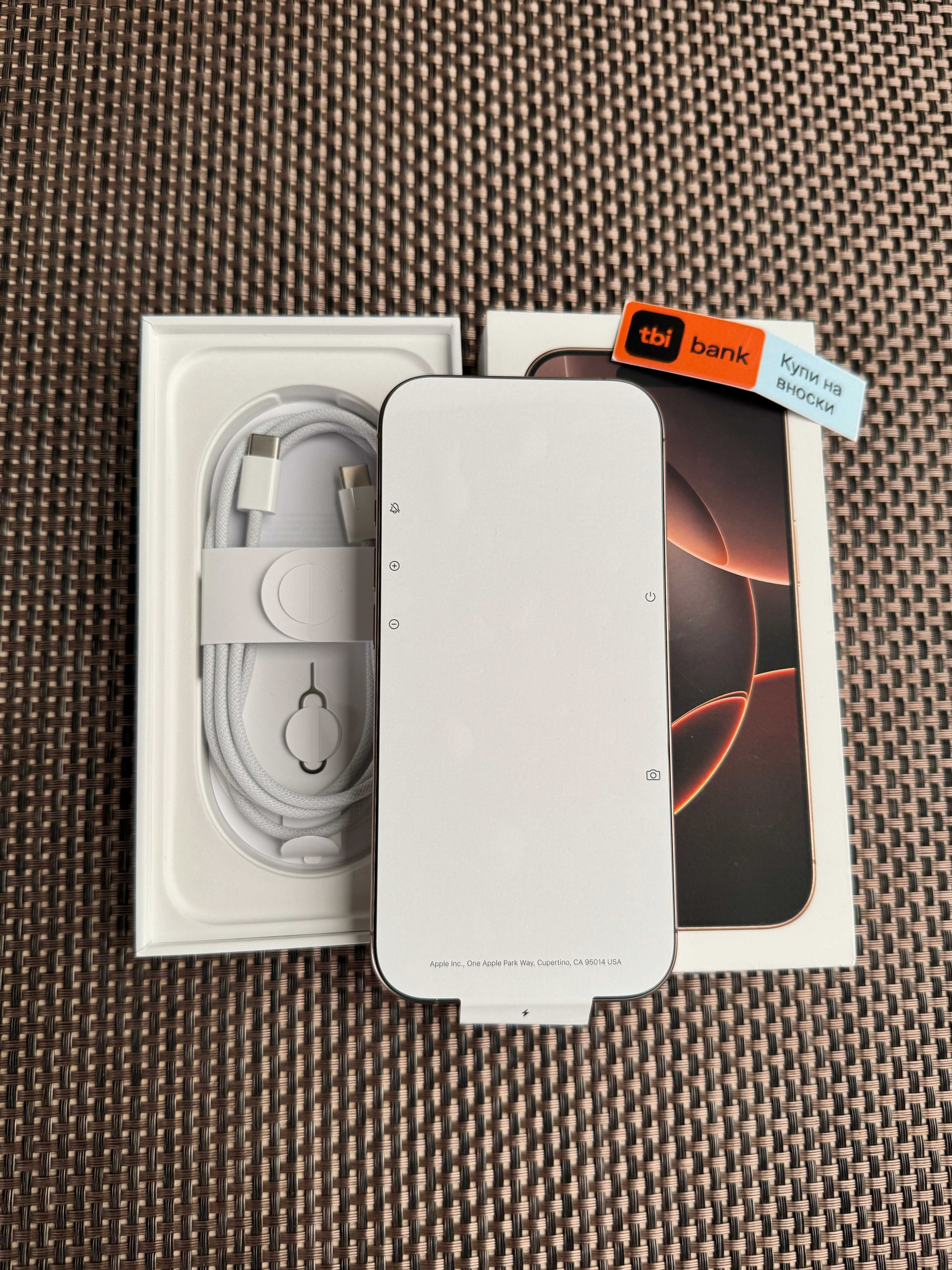 НОВ! iPhone 16 Pro Лизинг от 70лв/м  Desert Titanium 128GB златен гар.