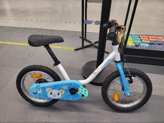 Bicicletă 14" 100 Arctic - produs resigilat - (SecondHand) Decathlon