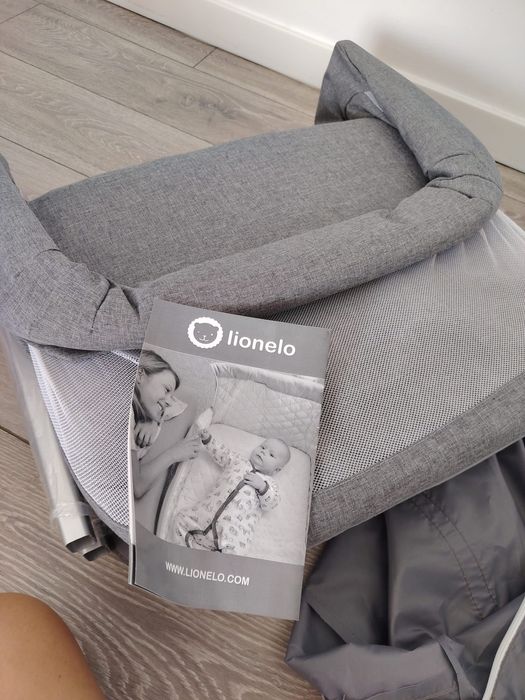 Pătuț pliant Lionelo  Vera gri 90x50cm