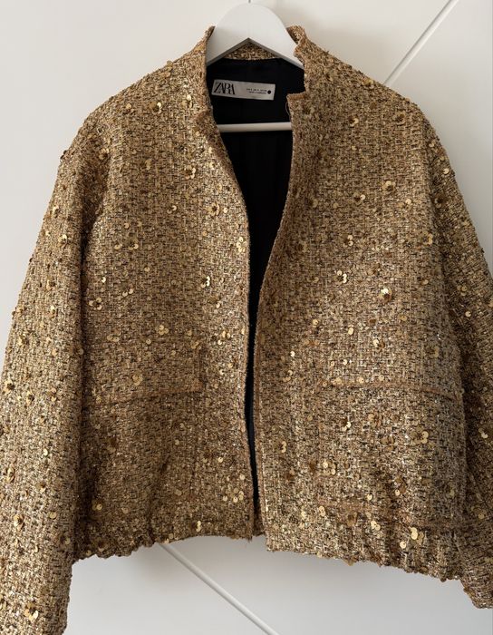 Zara златисто яке S