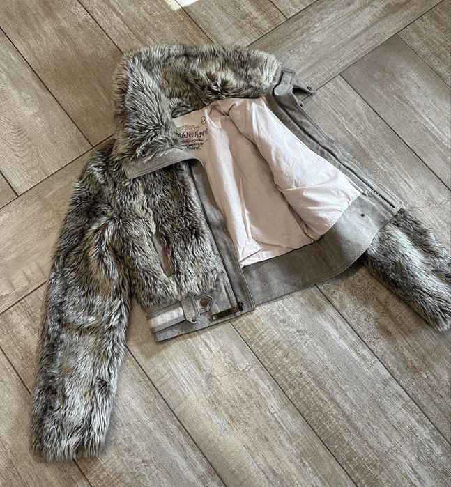 Geaca de blană River Island S/M