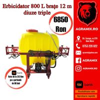 Pompa de erbicidat 800 L diuze triple erbicidator KONIG nou Agramix