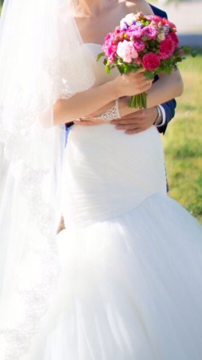 Срочно! Боровое Щучинск свадебное платье русалка 40-42 размер!