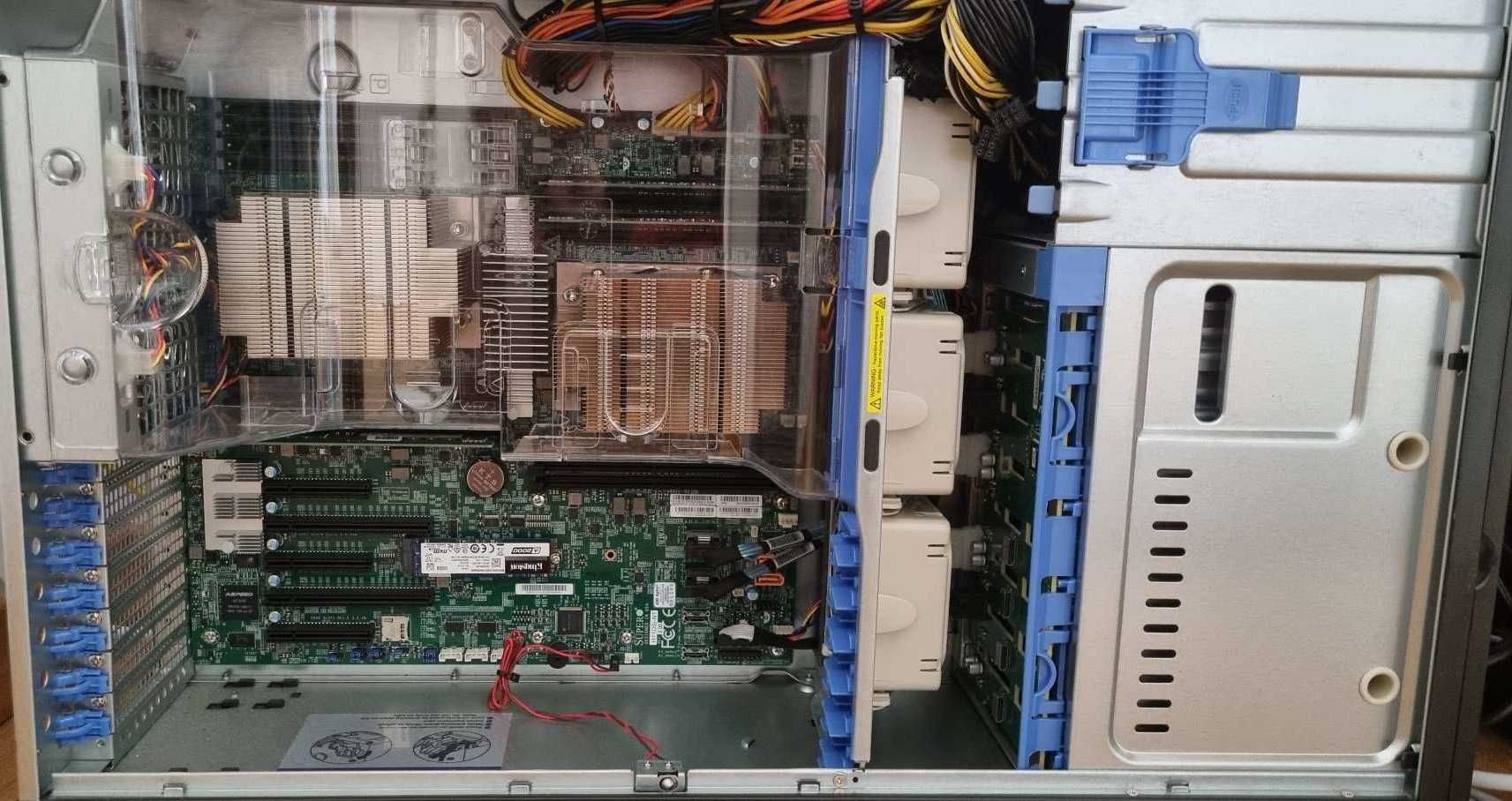 Vand server Supermicro AS-4023S-TRT, 2 x AMD EPYC 7272, 64 GB RAM