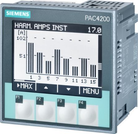 Analizor de retea Siemens cu contor pac4200 LCD 22-65VDC vin: max.500/