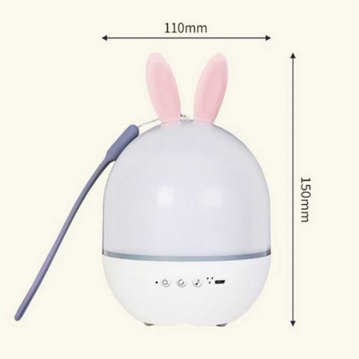 Очарователна детска нощна лампа и проектор 2 в 1