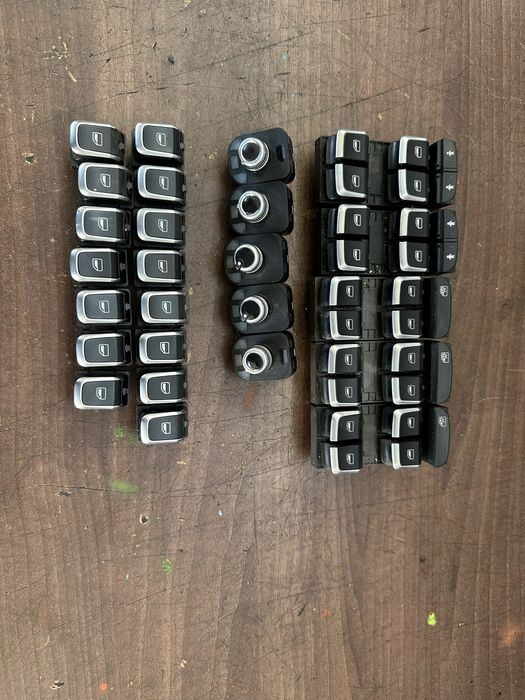 Butoane geam cromate buton oglinzi audi a4 b8 a5 a6 c7 a7 q5