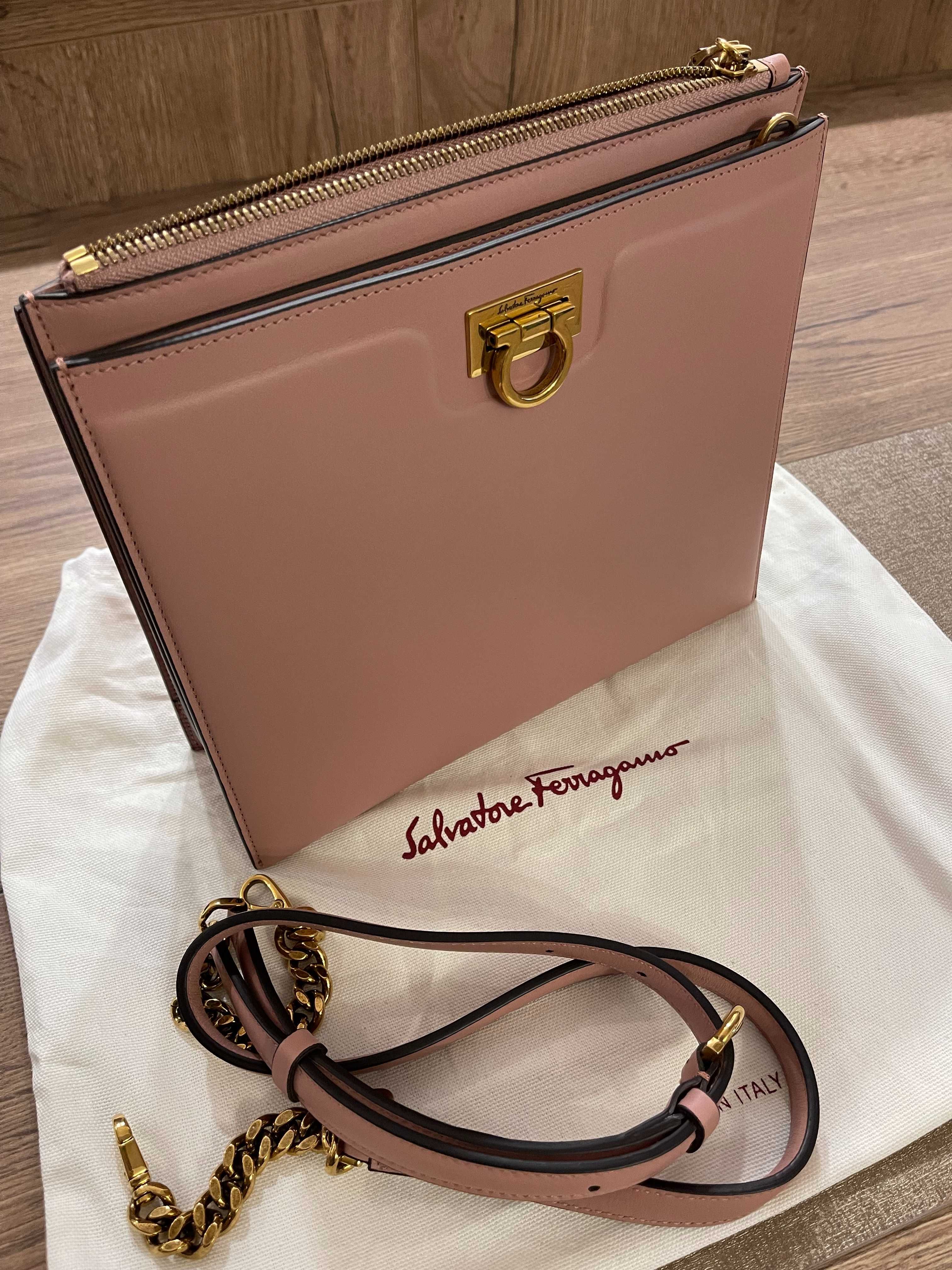 Poseta Salvatore Ferragamo (originala) - Trifolio Crossbody Bag