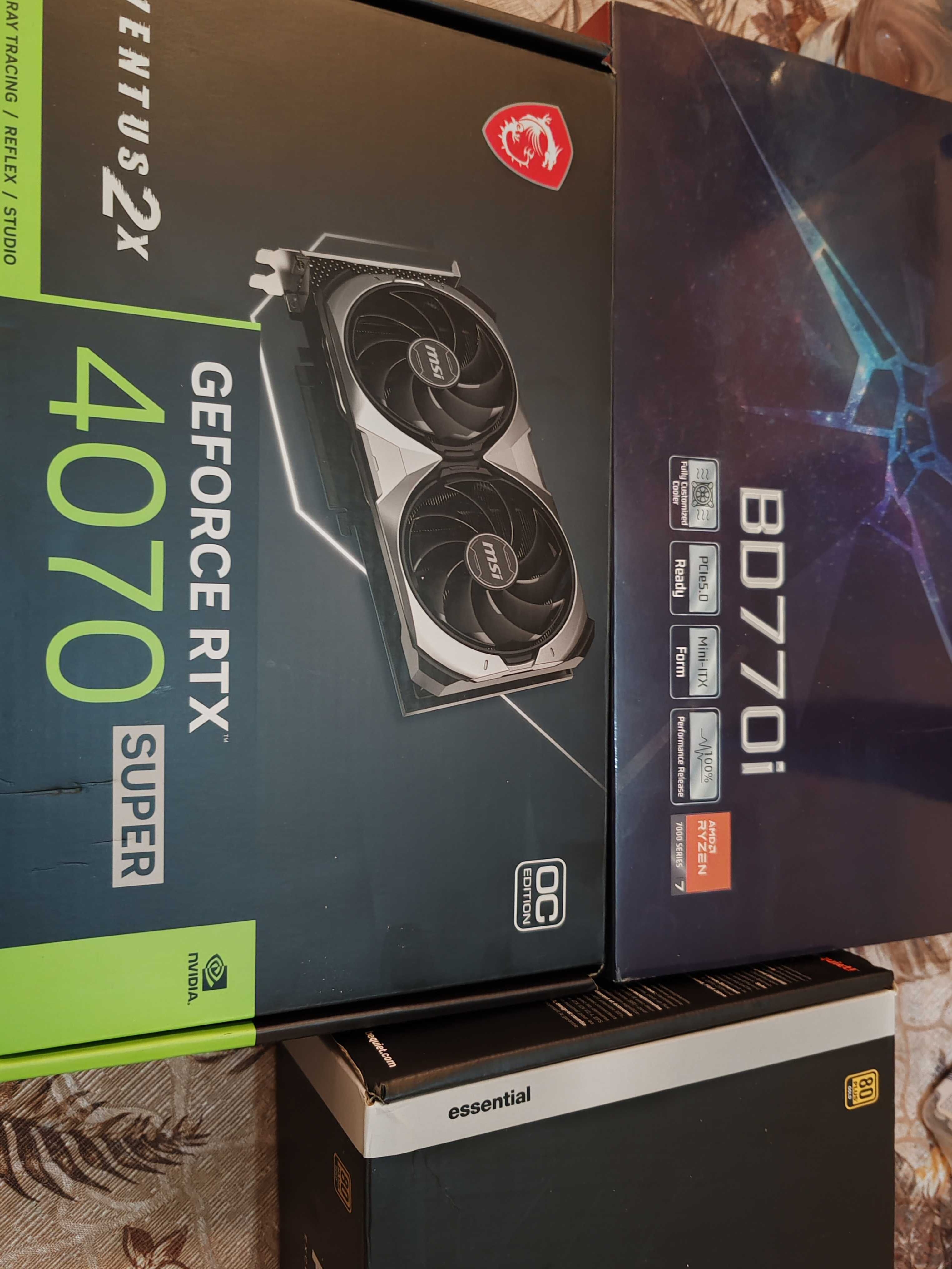 Геймърски RTX 4070Super,ryzen 7 ,32Gb DDR5,2Tb ssd